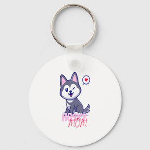 Husky Dog Mama Niedlich Kawaii Welppy Schlüsselanhänger