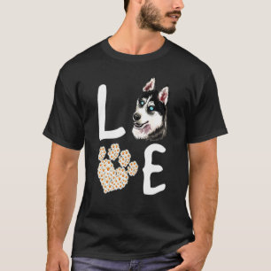 Husky Dog Paw Rescue T-Shirt