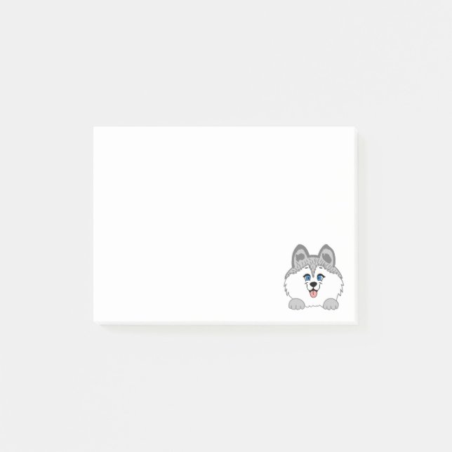 Husky Dog Post-it® Notes 4 x 3 Post-it Klebezettel (Vorderseite)