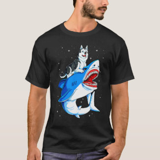 Husky Dog Space Galaxy T-Shirt
