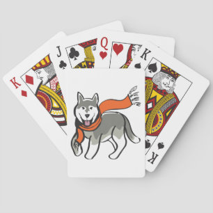 Husky Dog Spielkarten