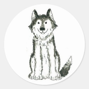 Husky Dog Stickers