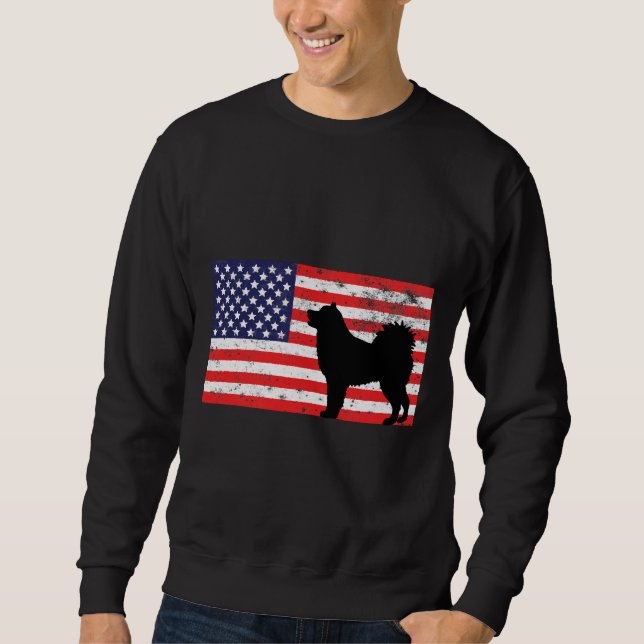 Husky Dog Sweatshirt (Vorderseite)