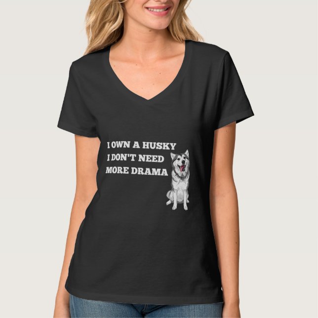 Husky Drama T-Shirt (Vorderseite)