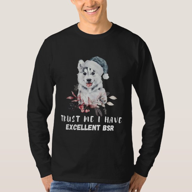 Husky Eigentümer perfekt für die Ferienzeit T-Shirt (Vorderseite)