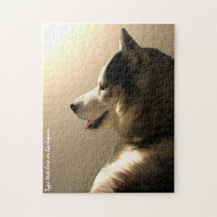 Husky Eyes Puzzle Personalisierte Schlittenhundepu