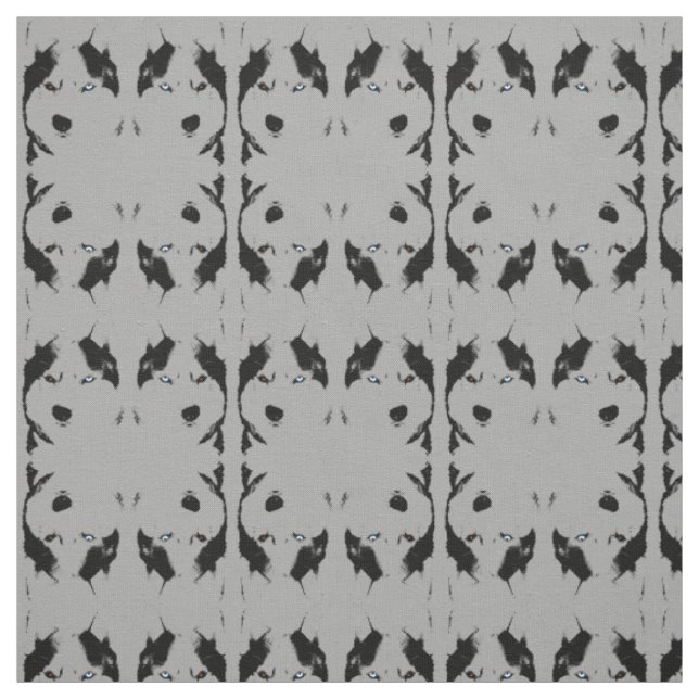 Husky Fabric Bi-Eye Husky Fabrics Dog Textiles Stoff (Muster)