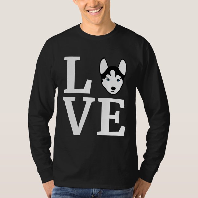 Husky für Hund T-Shirt (Vorderseite)