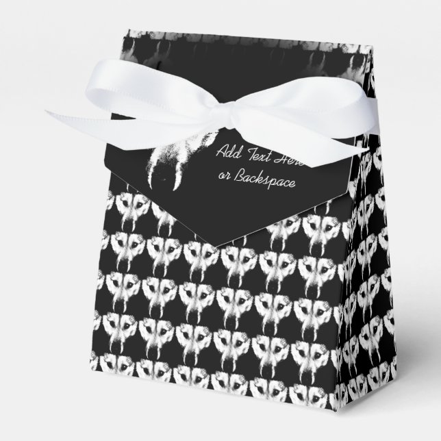 Husky Geschenkboxen personalisieren Wolf Dog Gesch Geschenkschachtel (Vorderseite)