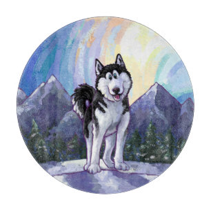 Husky Geschenke & Accessoires Schneidebrett