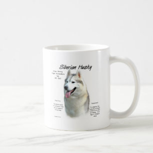 Husky-Geschichtsentwurf Tasse