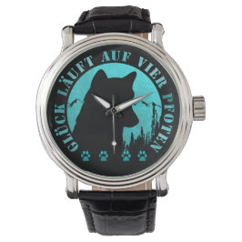 Husky - Glück läuft auf vier Pfoten Armbanduhr