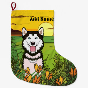 Husky Großer Weihnachtsstrumpf