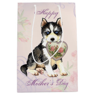 Husky Heart Mama Mittlere Geschenktüte