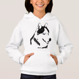 Husky Hoodie Kid's Sled Dog Kid's Husky Sweatshirt