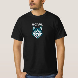 Husky HOWL – Wilder arktischer Wolfshund T-Shirt