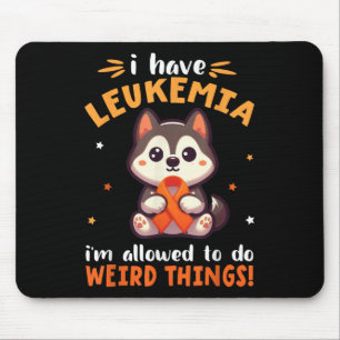 Husky-Hund, ich habe Leukämie, ich darf seltsame D Mousepad