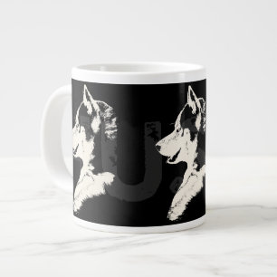 Husky-Hund-Kaffeetasse Sibirischer Husky Hundetass Jumbo-Tasse