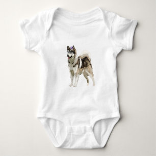 Husky-Hund Kunst Apple iPhone 8/7, Barely There Baby Strampler