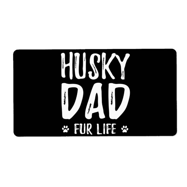 Husky Hund Papa |Geschenkidee für lustige Hunde (Vorne)