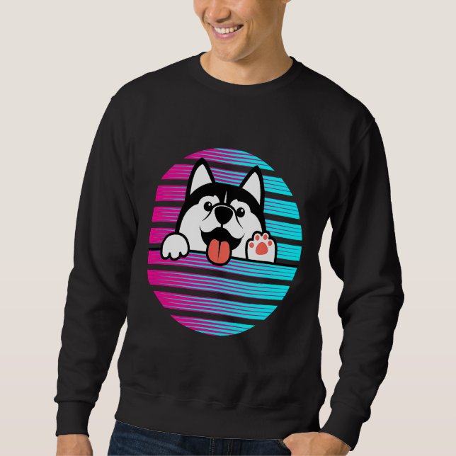 Husky Husky Dog Sweatshirt (Vorderseite)