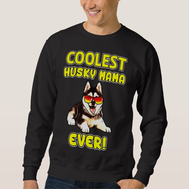 Husky Husky Mama Sweatshirt (Vorderseite)
