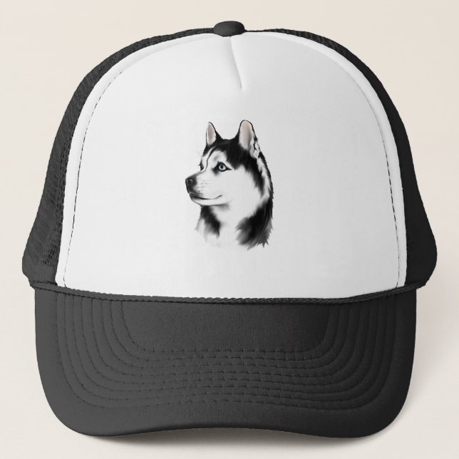 Husky-Hut Truckerkappe (Vorderseite)