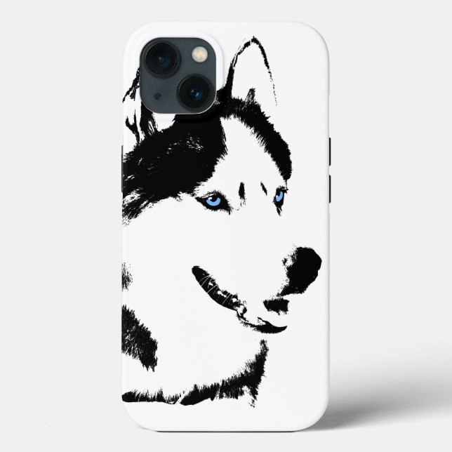 Husky-iPhone-Hüllen Siberian Husky Malamute Hüllen (Rückseite)