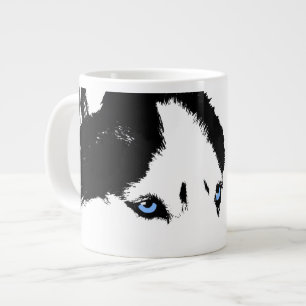 Husky-Jumbo-Tasse Siberischer Husky-Cup Personalis Jumbo-Tasse