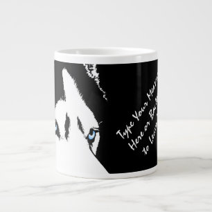 Husky Jumbo Tasse Sibirischer Husky Cup Personalis