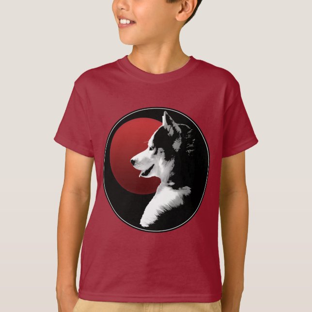 Husky Kid's Shirts Schlittenhund Kid's Husky Sweat (Vorderseite)