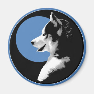Husky Kühlschrankmagnet Alaskan Sled Dog Magnet / 