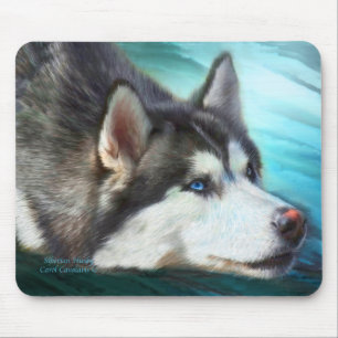 Husky-Kunst Mousepad