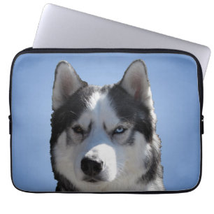 Husky Laptop Case Siberian Husky Eyes Geschenke