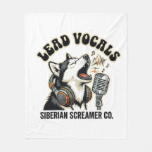 Husky-Lead-Gesang Lustiges Hundedesign