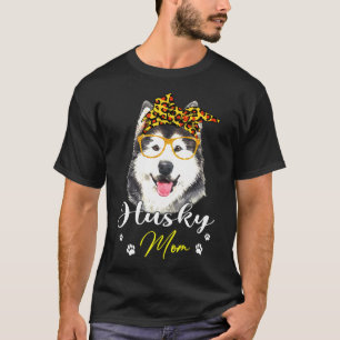 Husky Leopard Dog T-Shirt