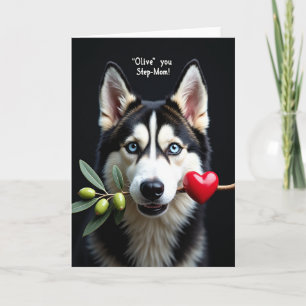Husky Liebt Dich Stiefmutter Karte