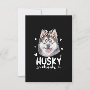 Husky-Mama   Dog Lovers Gift   Muttertagsgeschenk RSVP Karte