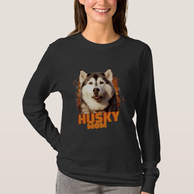 Husky Mama Essential T-Shirt (Vorderseite)