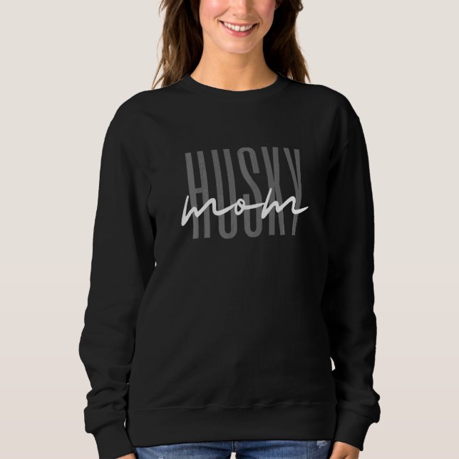 Husky Mama Fur Mama Dog Sweatshirt (Vorderseite)
