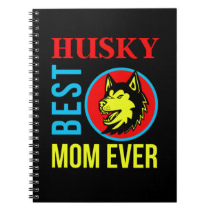 Husky-Mama, Hunde-Mama, Hundegeschenk Notizblock