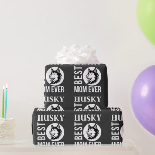 Husky-Mama, Hunde-Mama, Husky-Geschenk Geschenkpapier