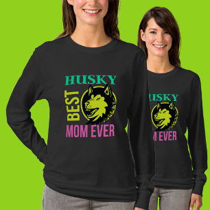 Husky-Mama, Hunde-Mama, Husky-Geschenk T-Shirt