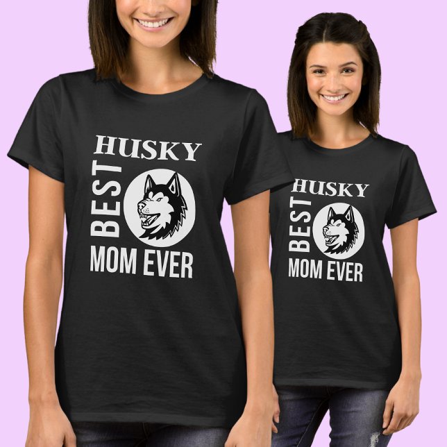 Husky-Mama, Hunde-Mama, Husky-Geschenk T-Shirt (Von Creator hochgeladen)