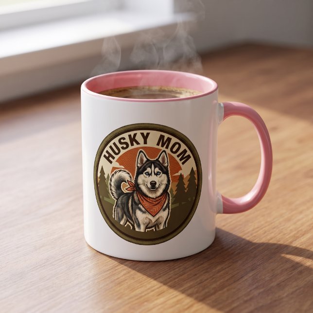 Husky-Mama-Kaffeetasse | Geschenk für eine Sibiris Tasse (Von Creator hochgeladen)