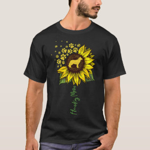 Husky Mama Sonnenblume Sibirische Husky Dog Mama M T-Shirt