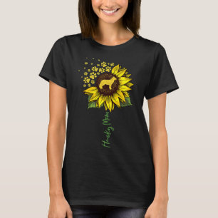 Husky Mama Sonnenblume Sibirische Husky Dog Mama M T-Shirt