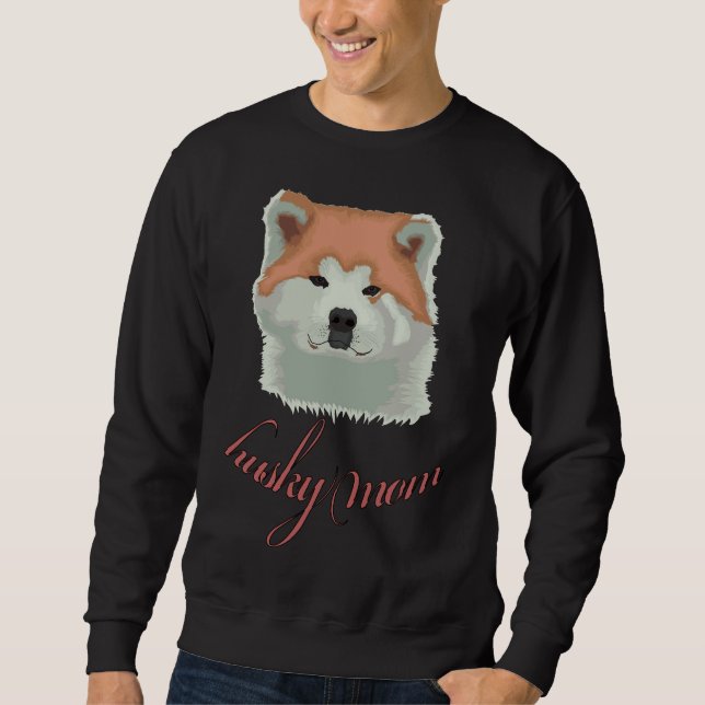 Husky-Mama Sweatshirt (Vorderseite)