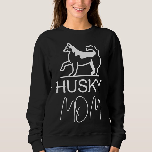Husky-Mama Sweatshirt (Vorderseite)