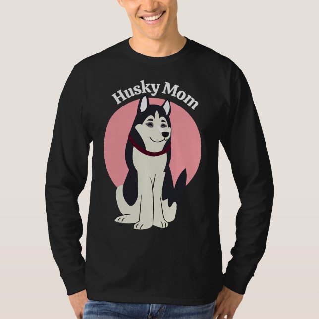 Husky-Mama T-Shirt (Vorderseite)